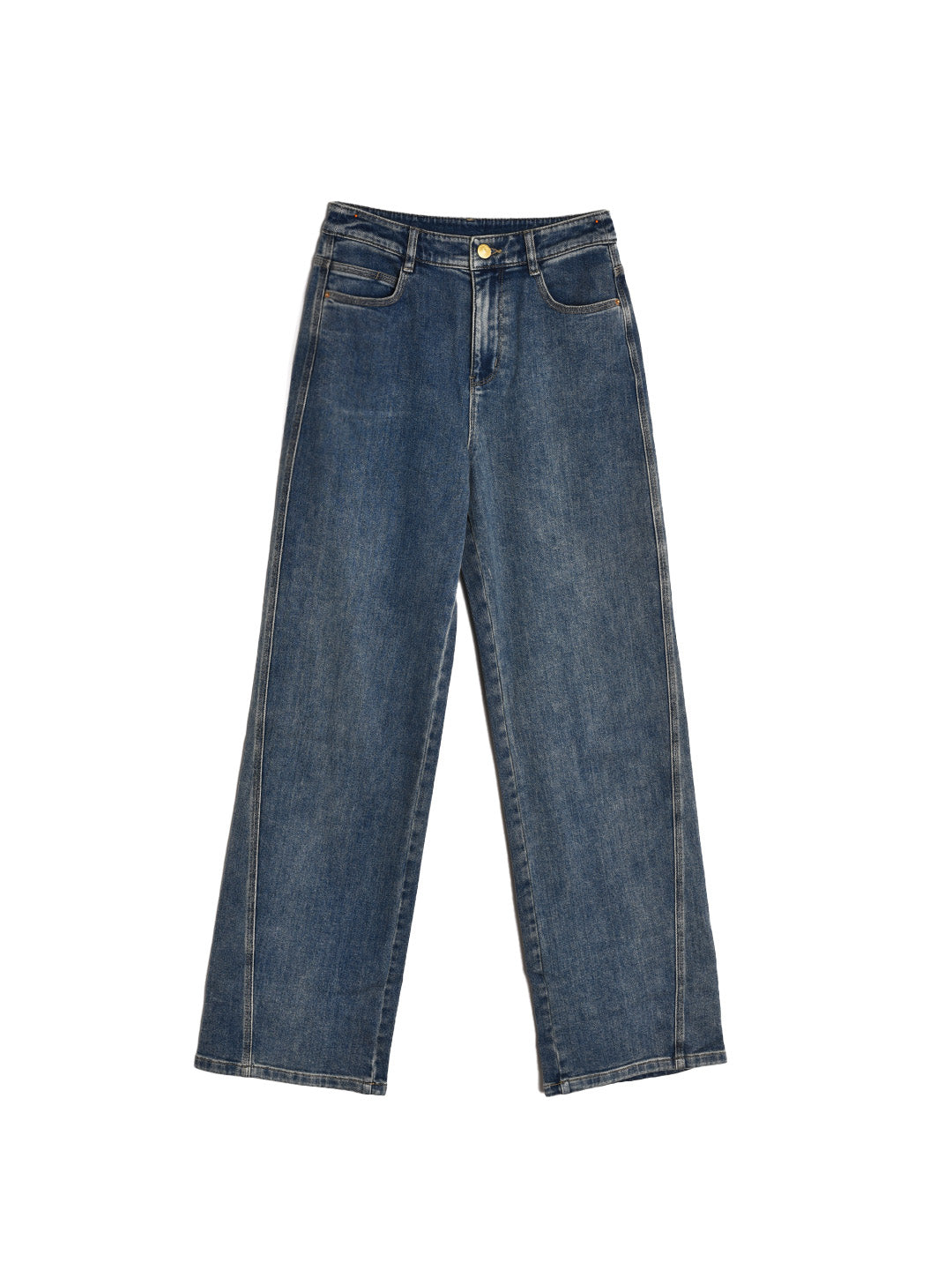 Callie Mid-Rise Straight Jeans