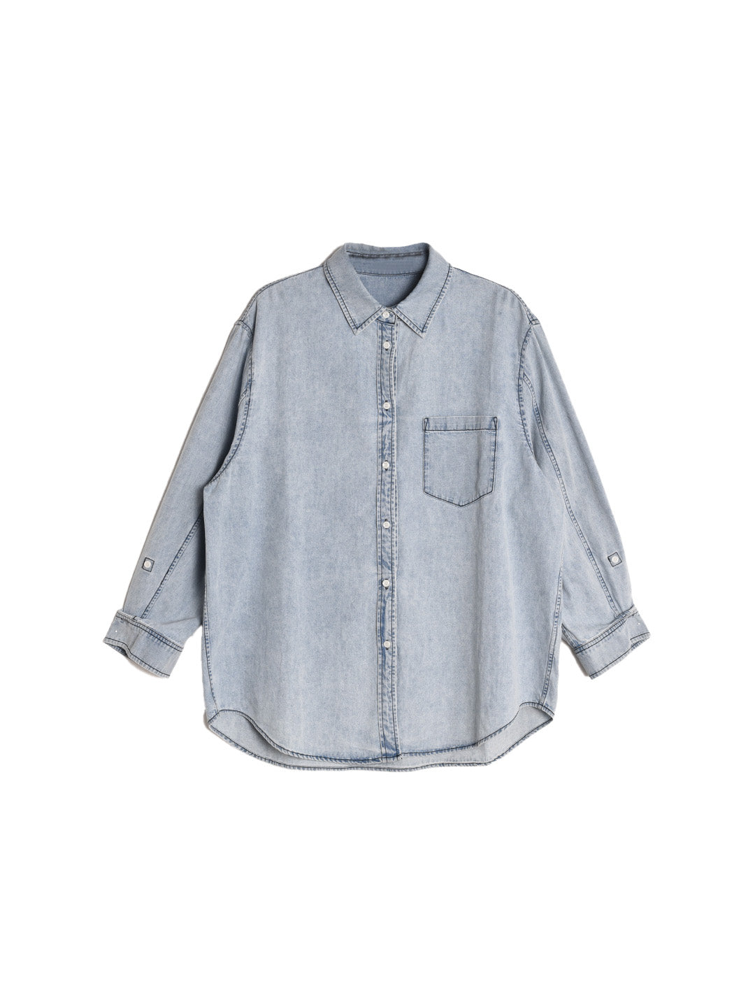 Melody Lapel Denim Shirt