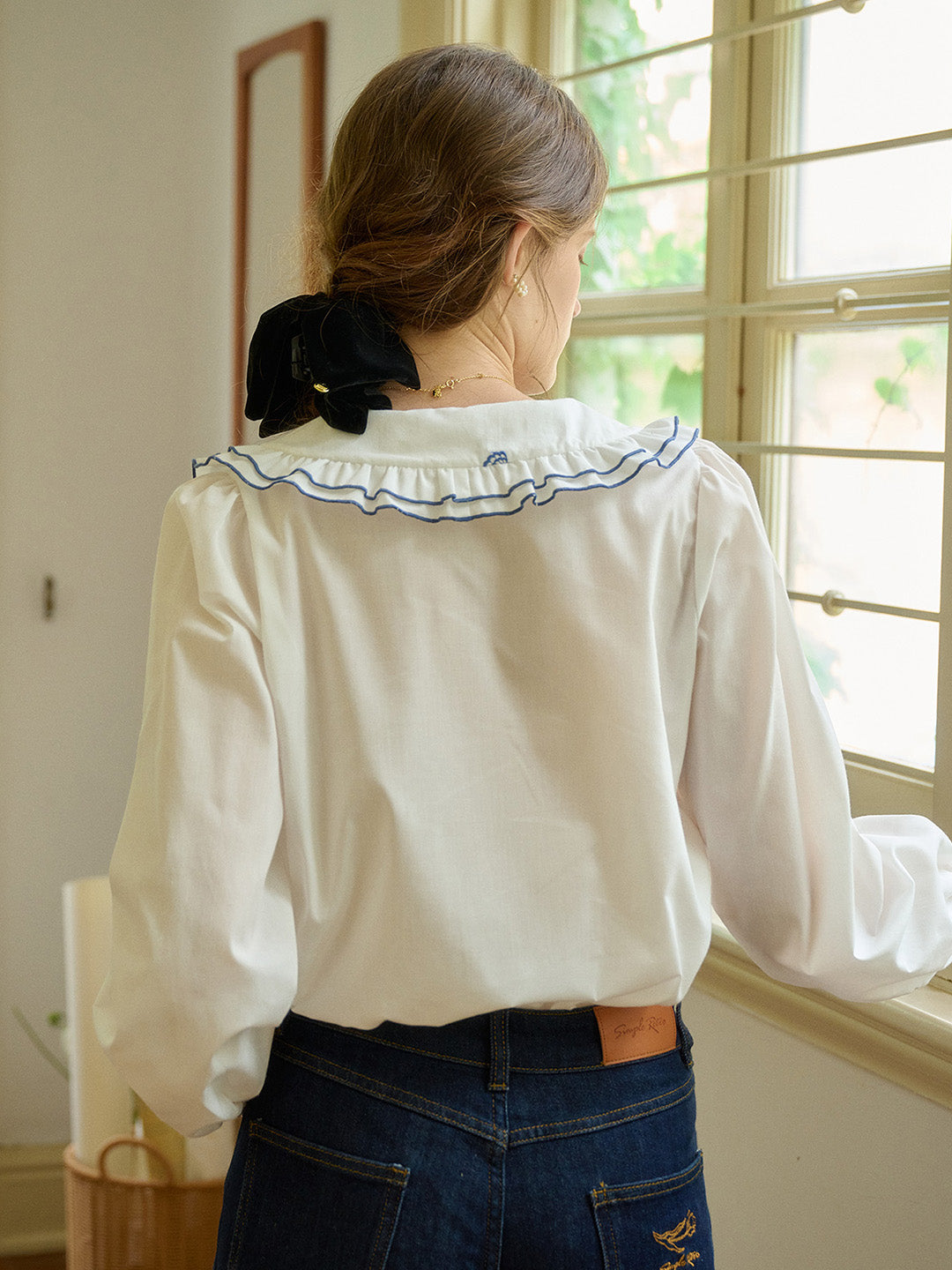 【Final Sale】Laurel Peter Pan Collar Blouse