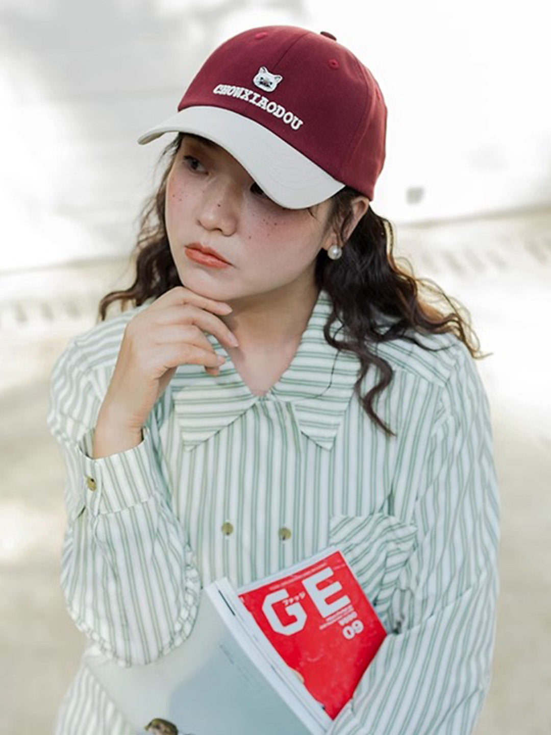 Chowxiaodou Embroidered Cap