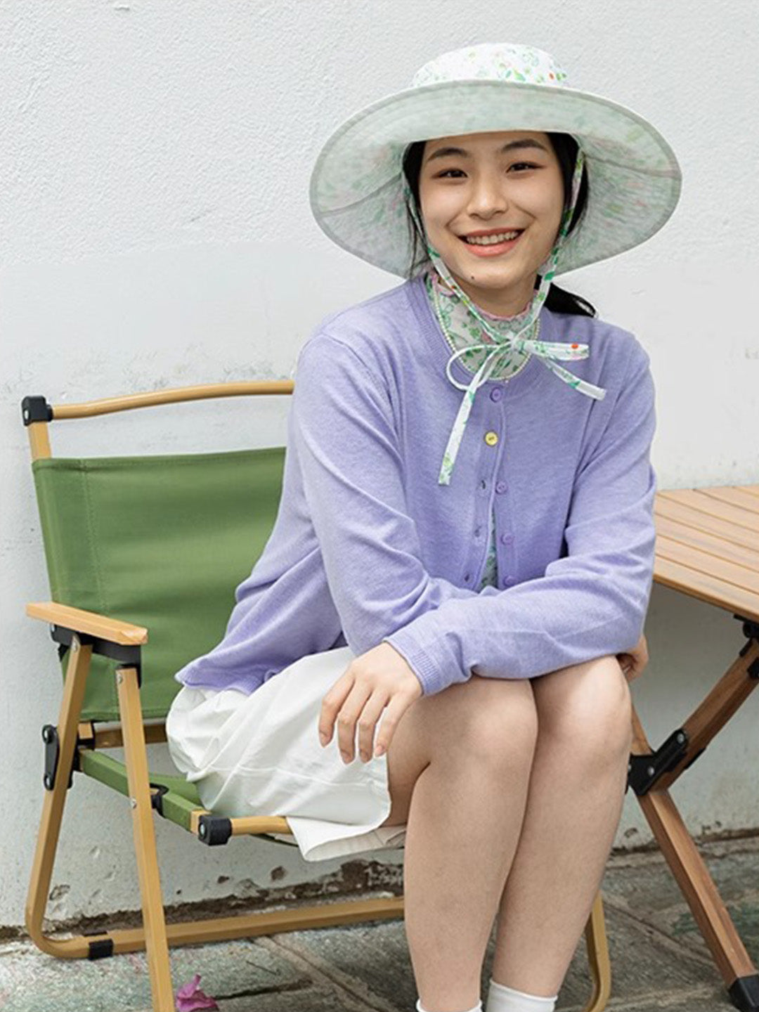 Chowxiaodou Floral Printed Bucket Hat