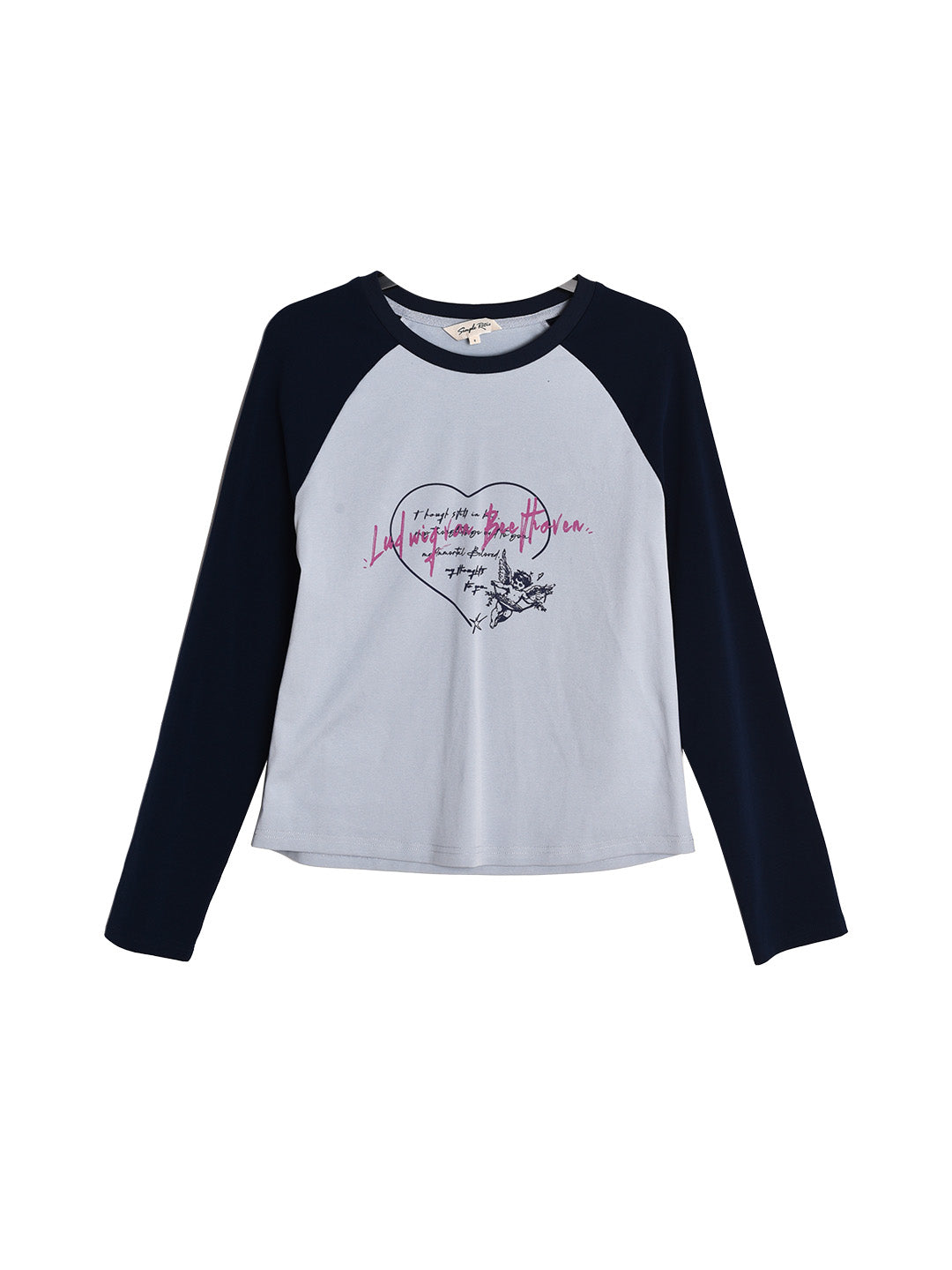 Isla Valentine's Day Long Sleeve T-Shirt - Blue