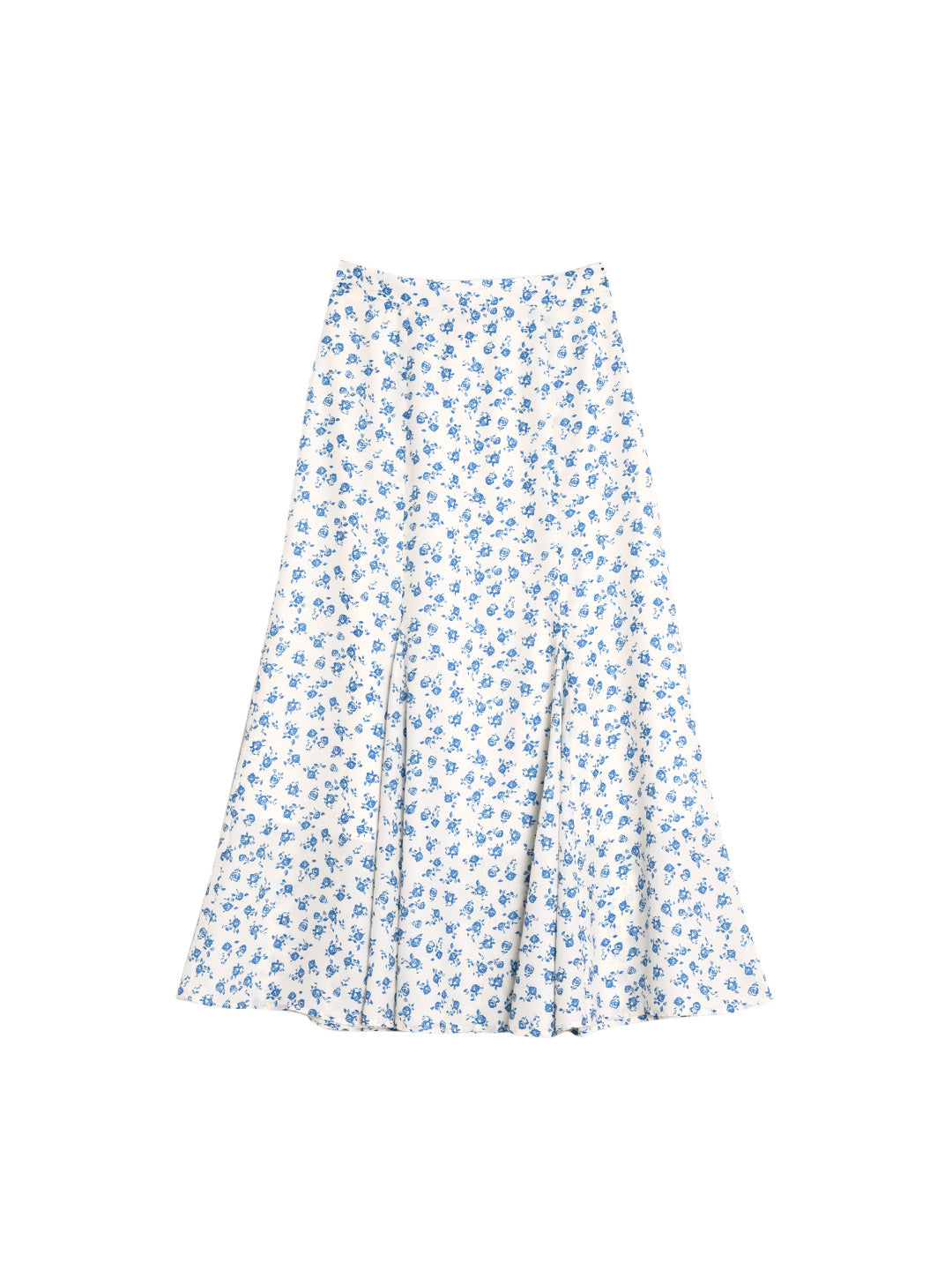 Leslie French A-Line Floral Skirt