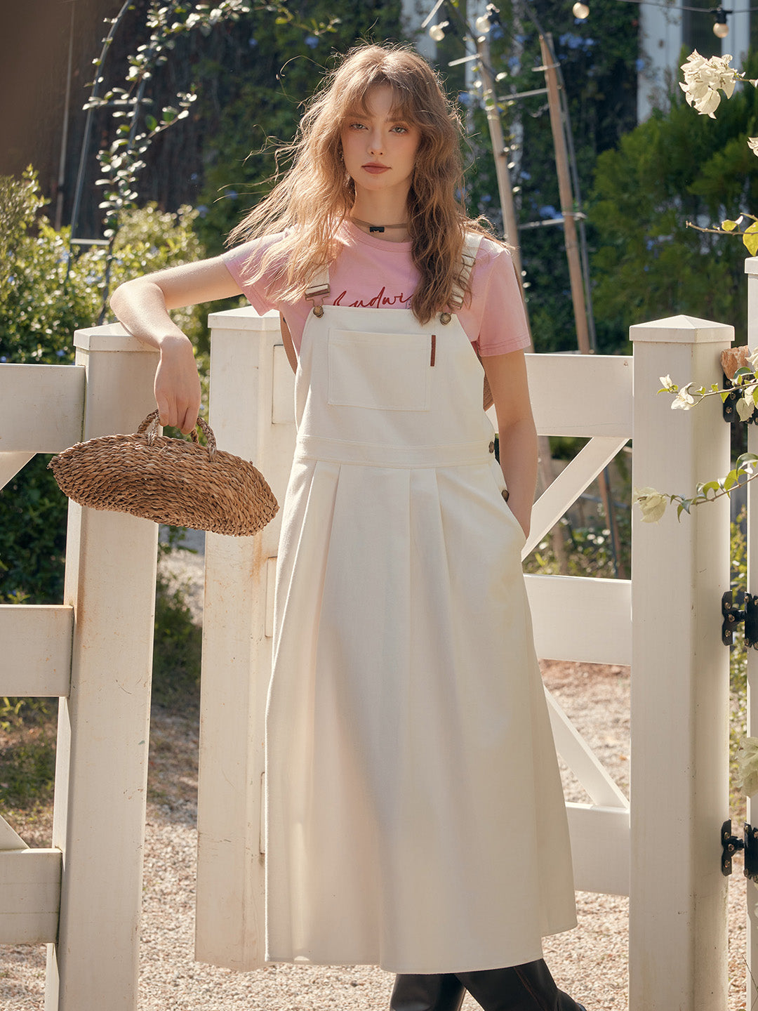 Freesia Pocket Overall Dress