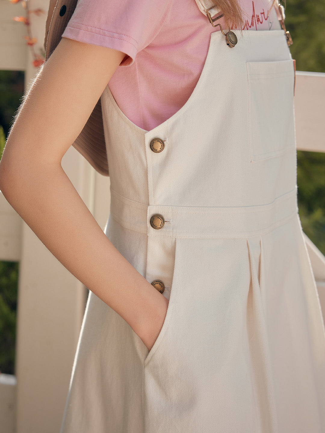 Freesia Pocket Overall Dress