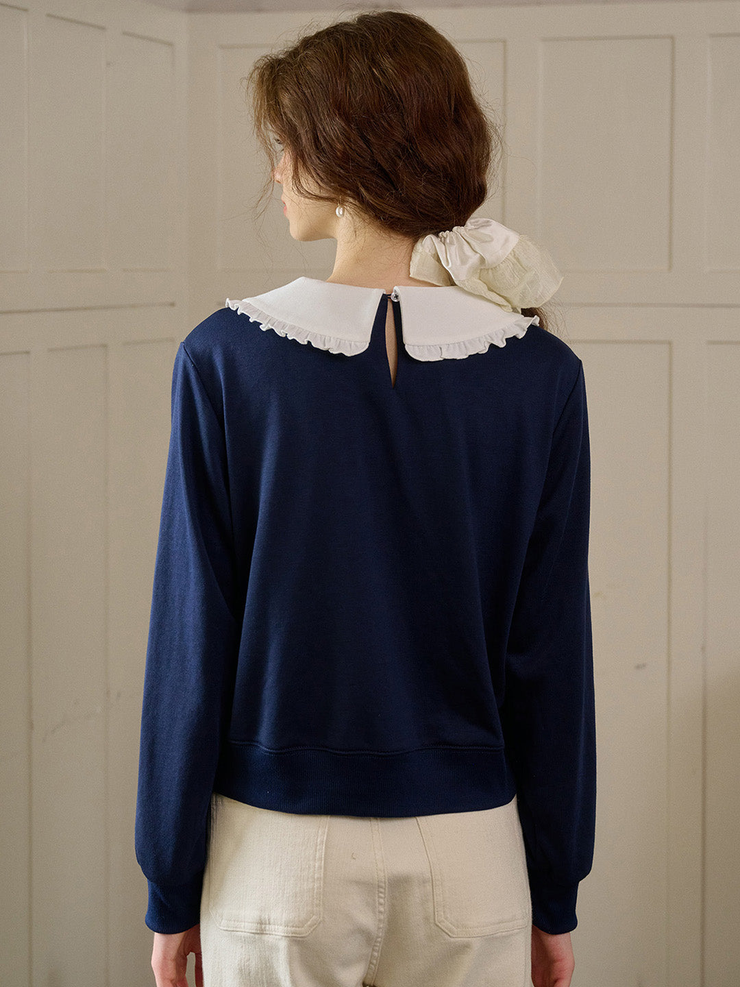 【Final Sale】Doutzen Square Collar Embroidery Dress