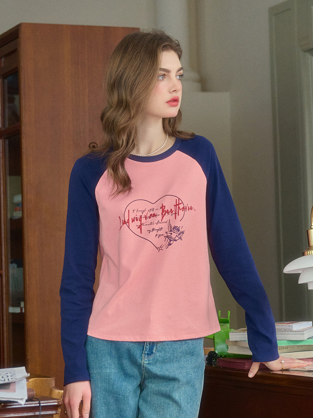 Isla Valentine's Day Long Sleeve T-Shirt - Pink