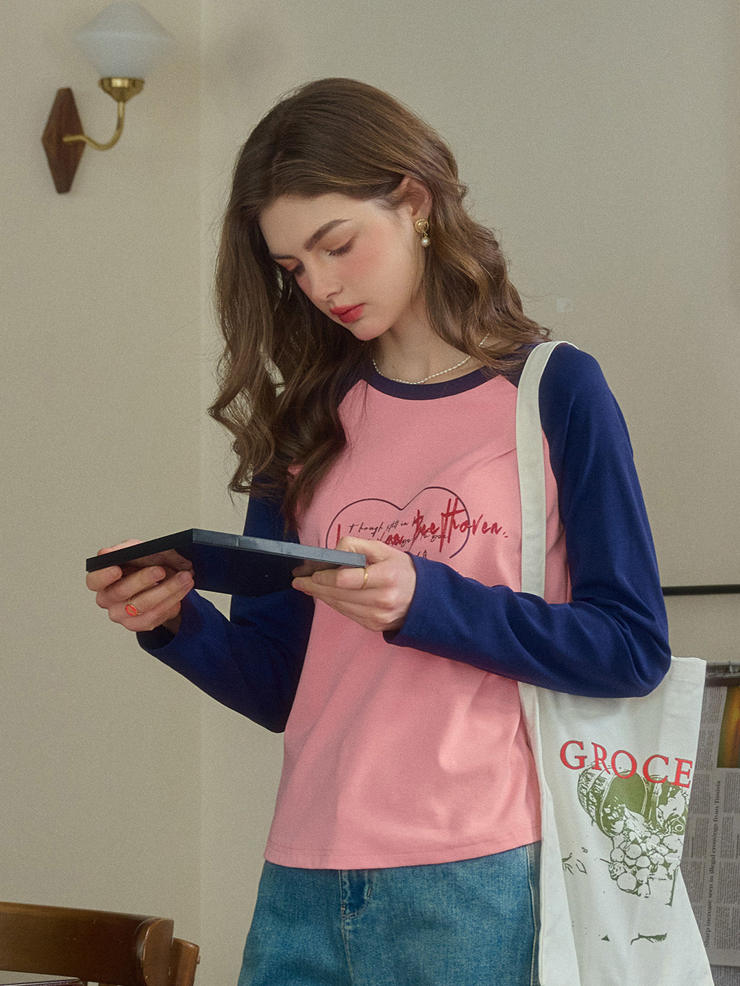 Isla Valentine's Day Long Sleeve T-Shirt - Pink