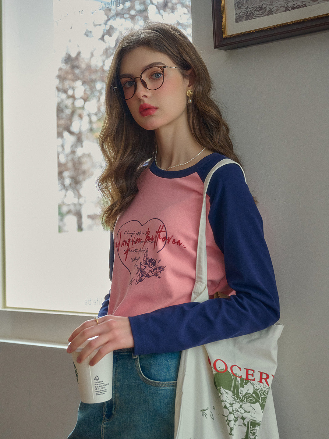 Isla Valentine's Day Long Sleeve T-Shirt - Pink