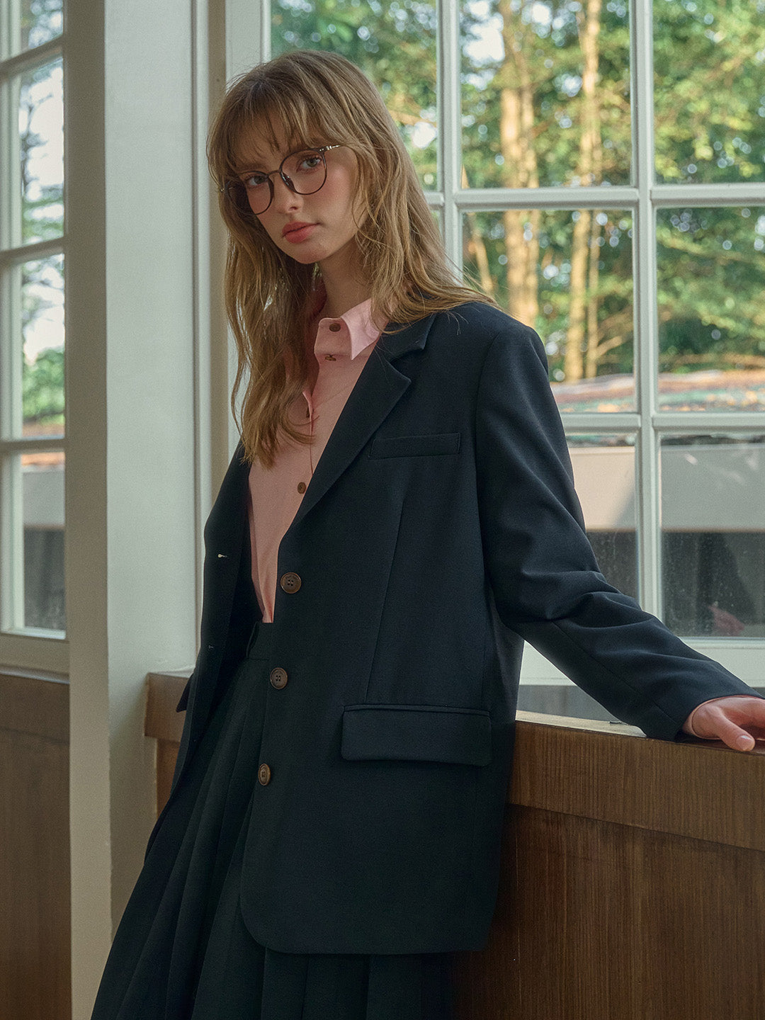 Matilda Notched Lapel Blazer