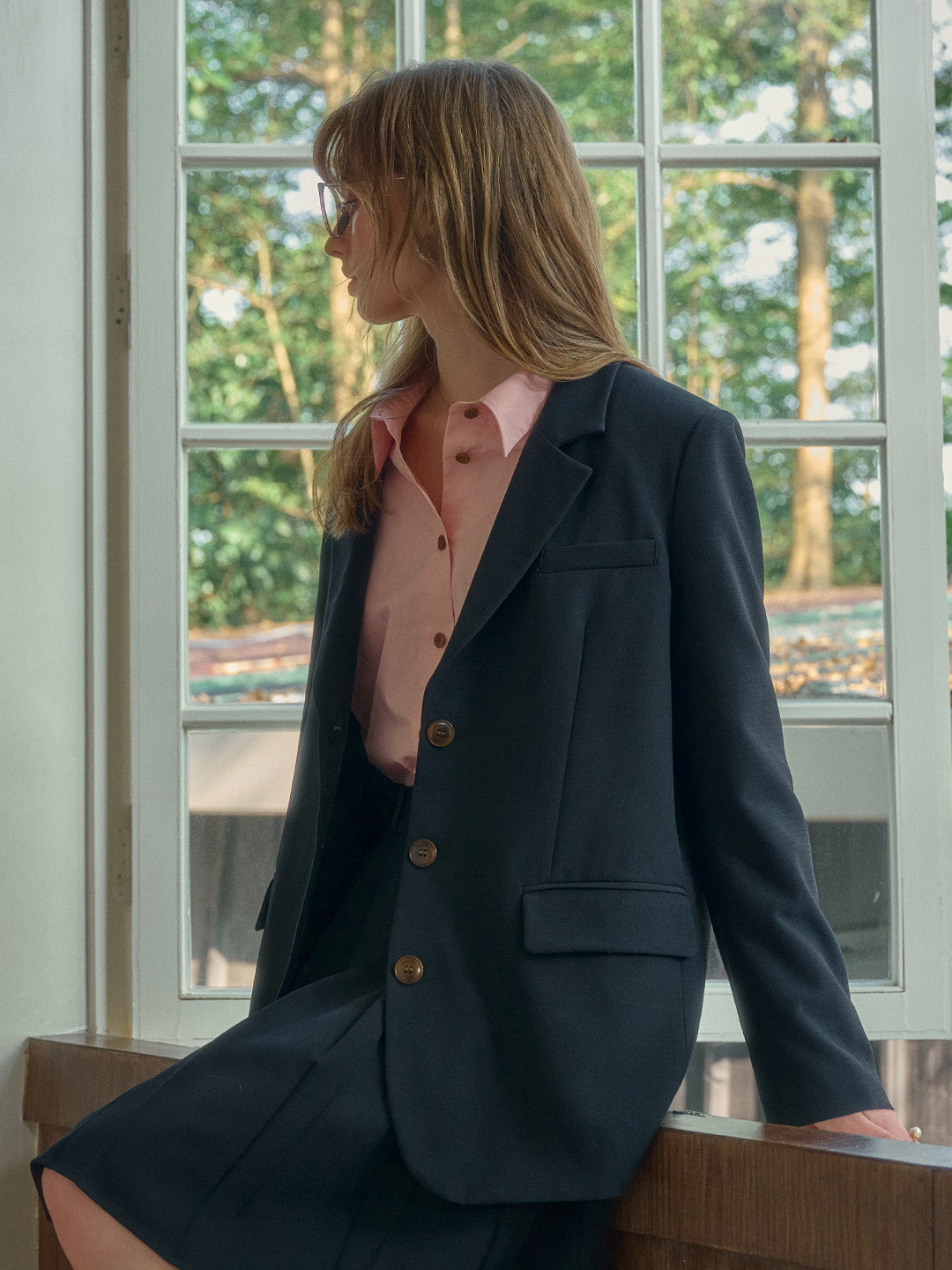 Matilda Notched Lapel Blazer