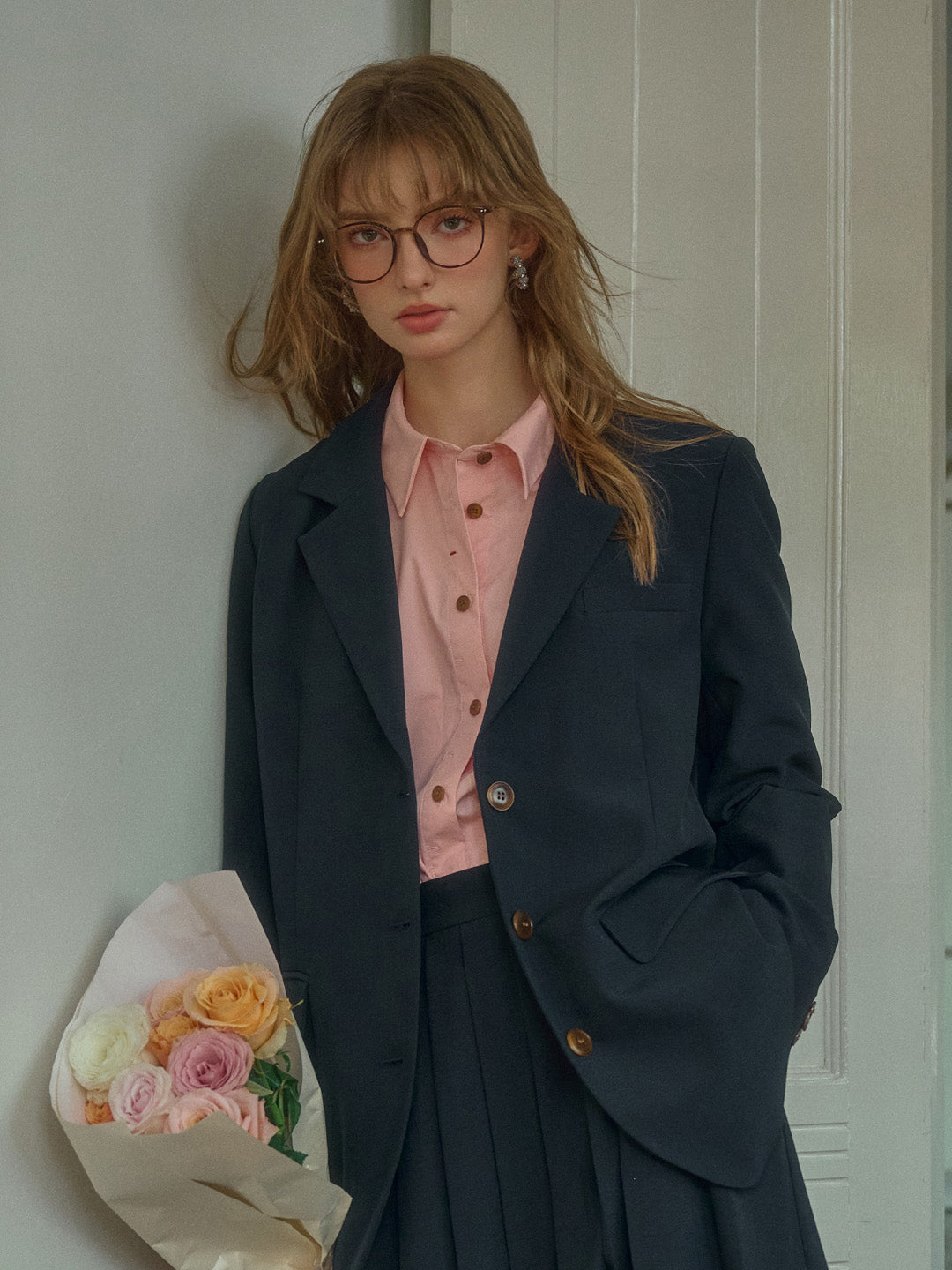 Matilda Notched Lapel Blazer