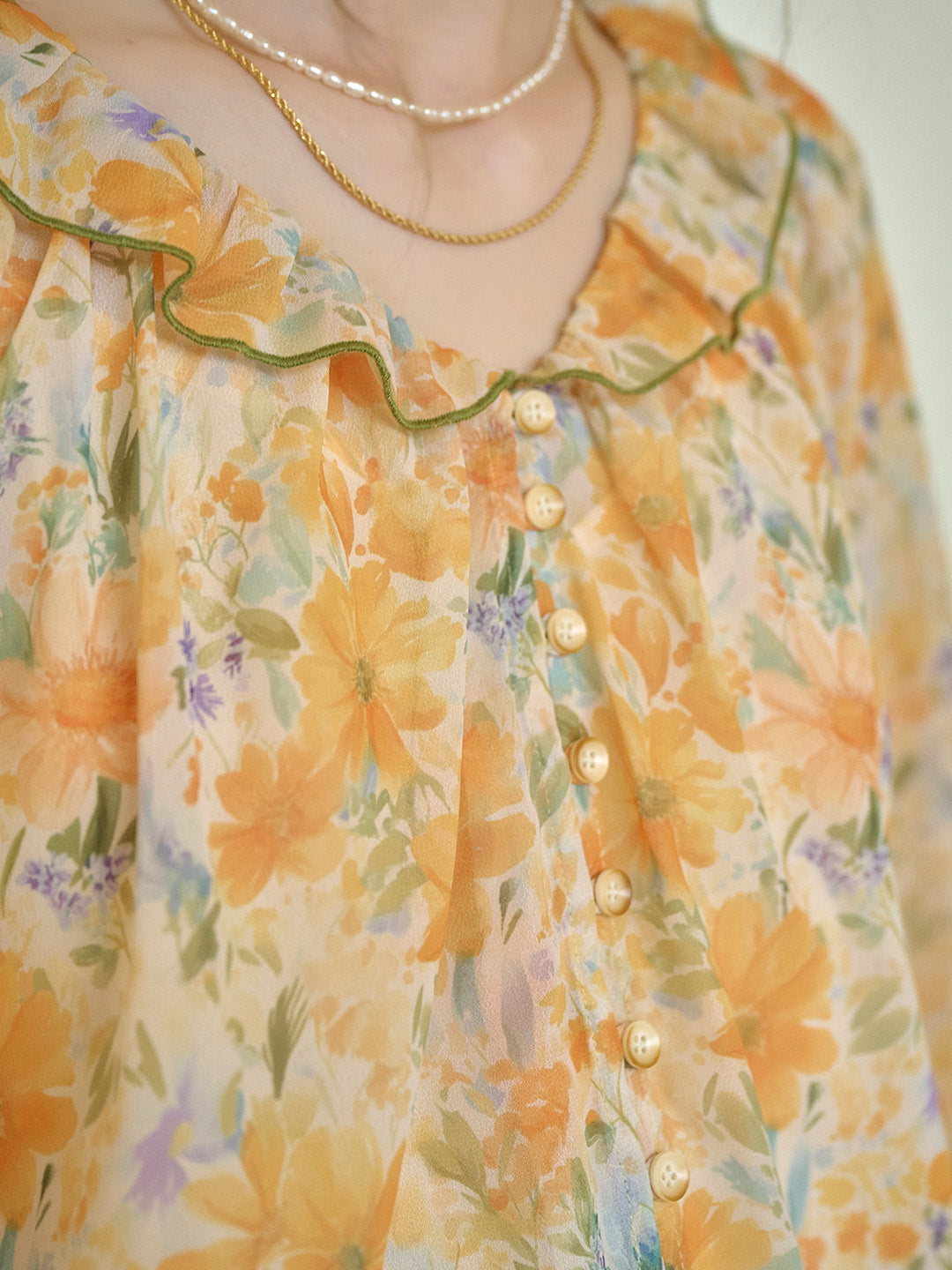 Matilda Round Neck Floral Blouse