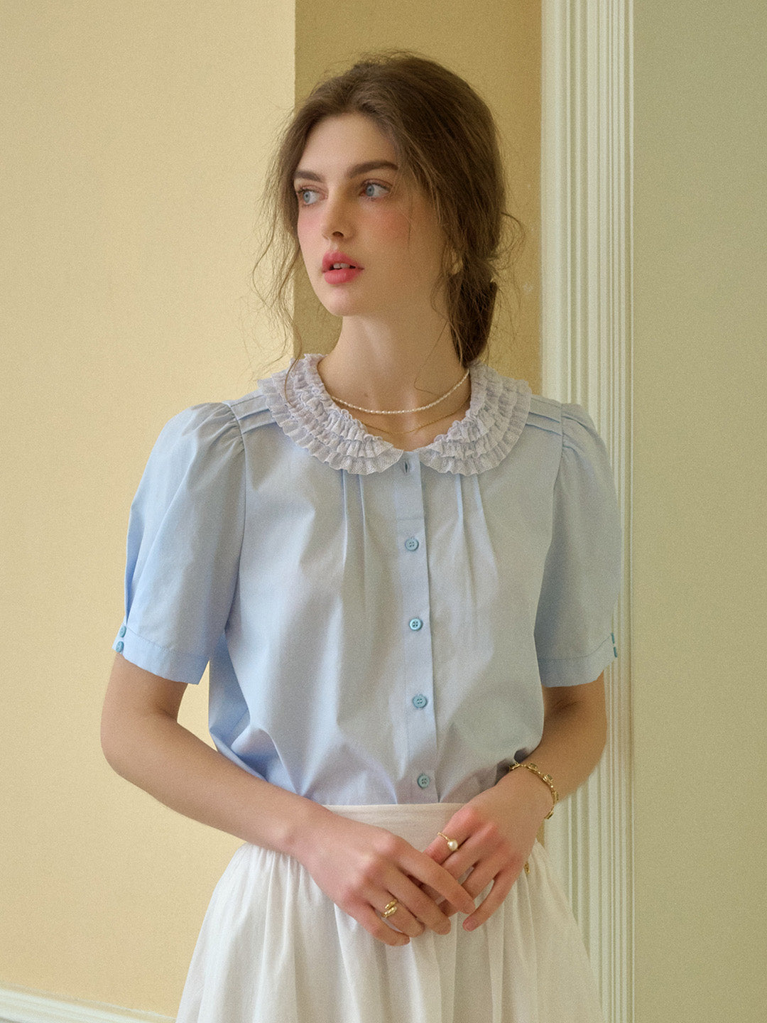 Delphine Doll Collar Blouse