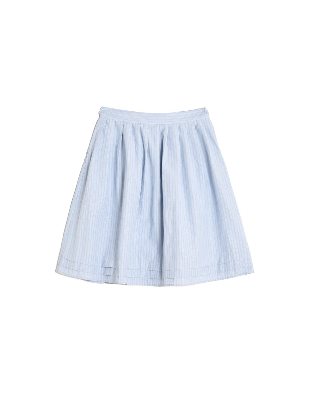 Yuki A-Line Striped Pleated Skirt