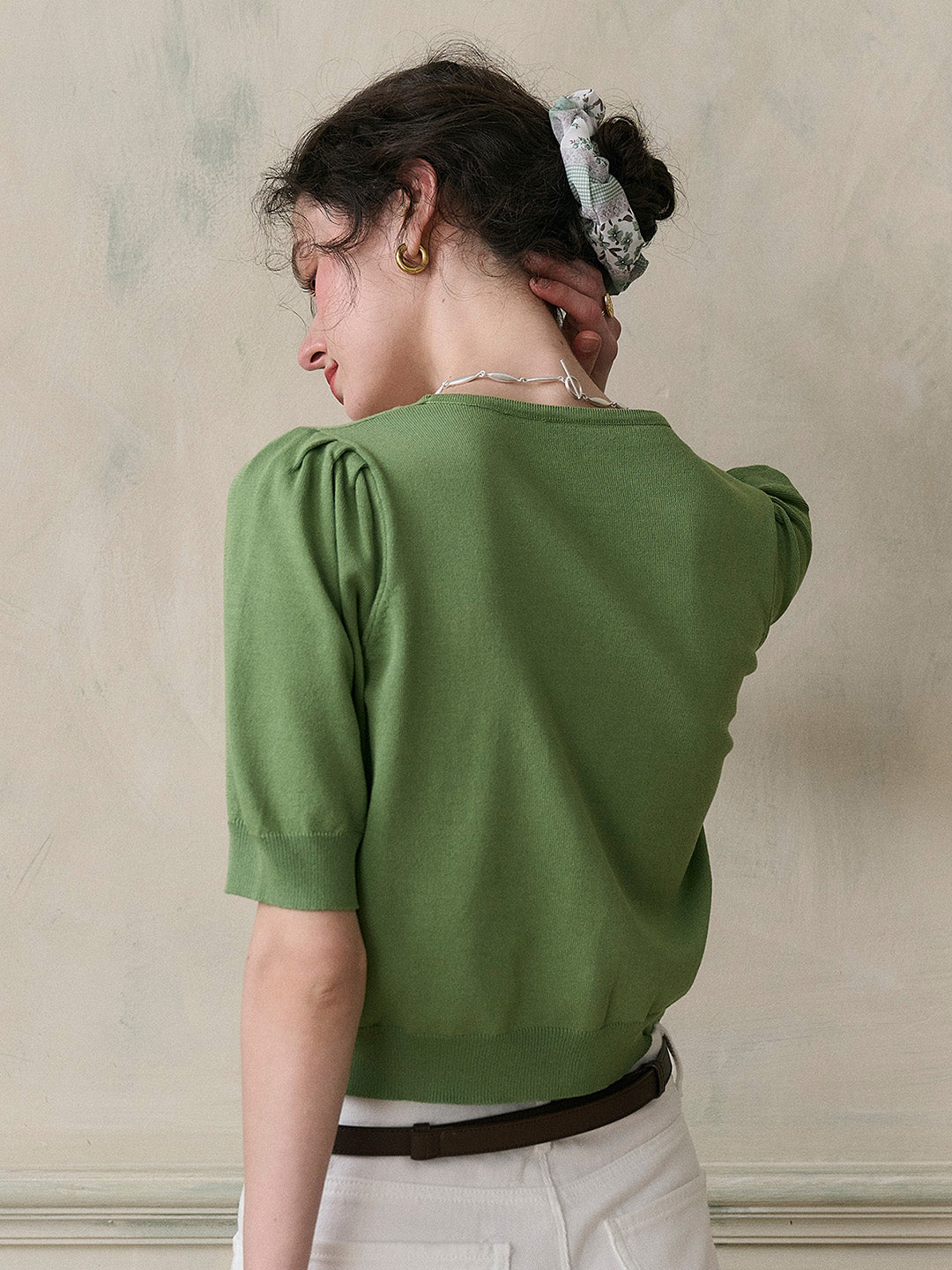 【Final Sale】Juno V-Neck Embroidery Blouse