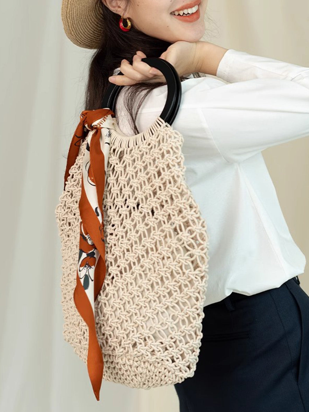 Chowxiaodou Woven Bracelet Bag