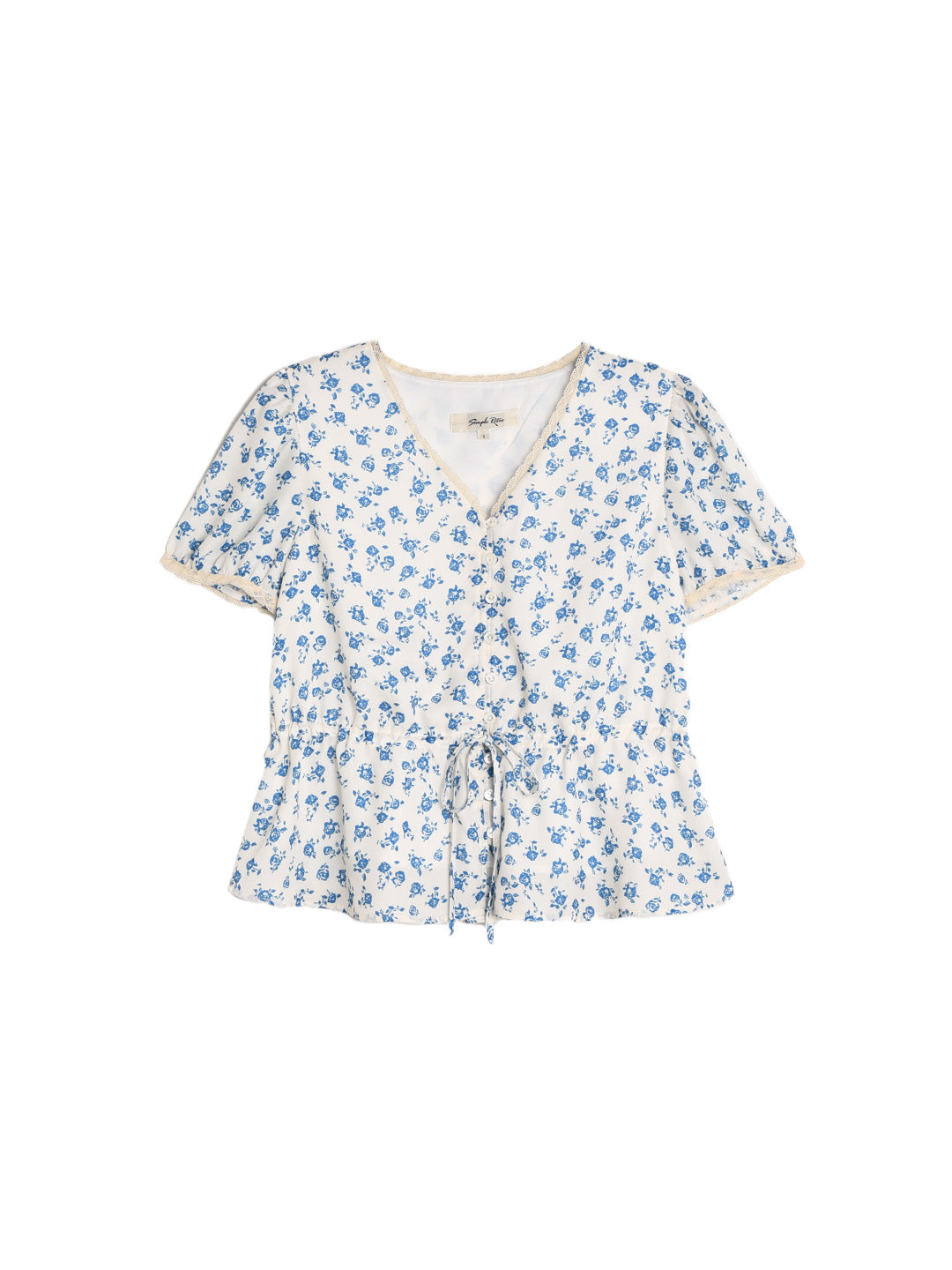 Rebecca V-Neck Floral Blouse