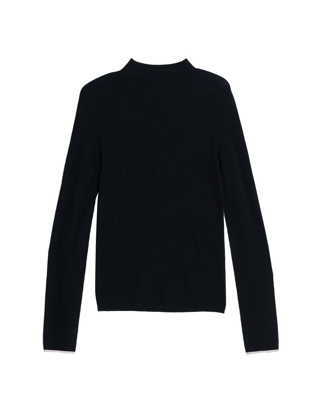 Lisa 100% Wool Half Turtleneck Slim Fit Solid Sweater