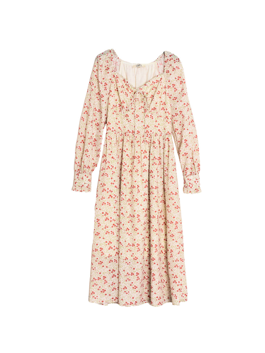 Valencia Square Neck Floral Dress