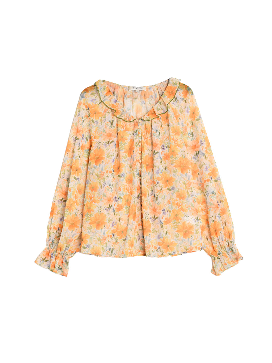 Matilda Round Neck Floral Blouse