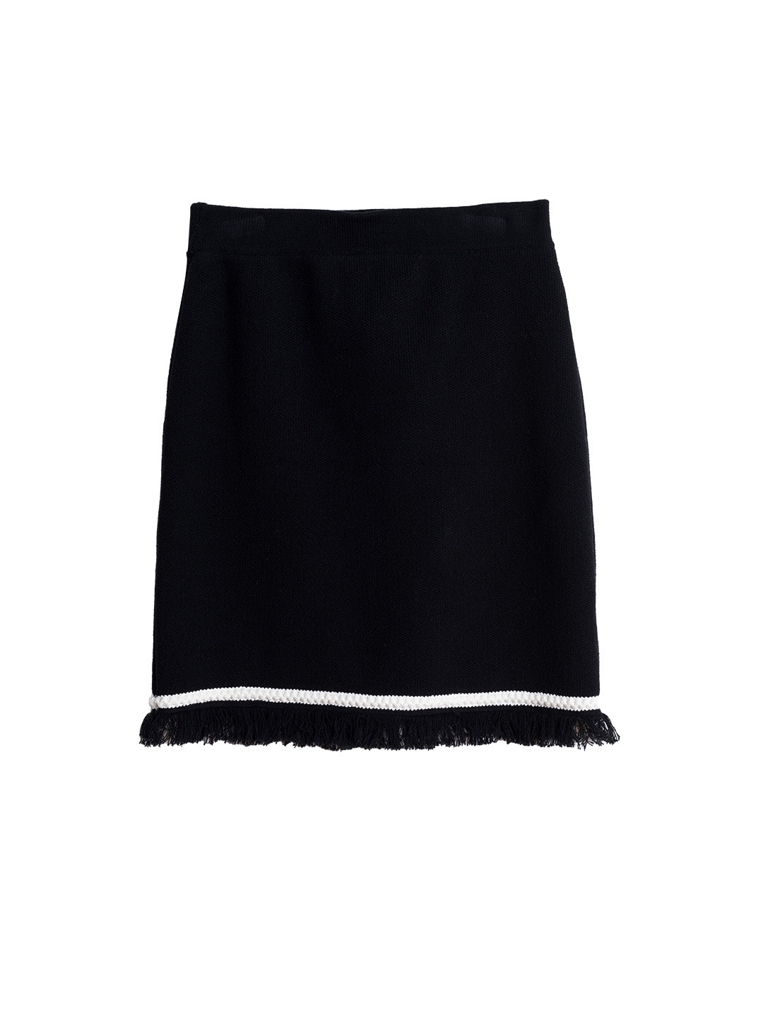 【Final Sale】Rosalee Elegant Contrast Knit Skirt