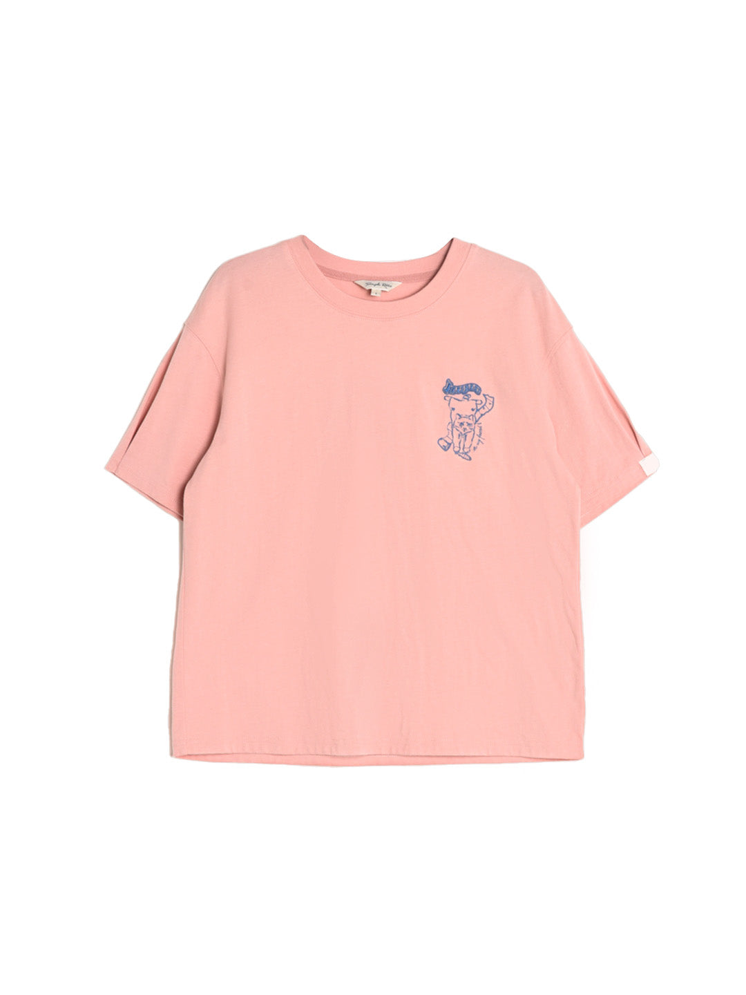 Caroline Round Neck Embroidery T-shirt