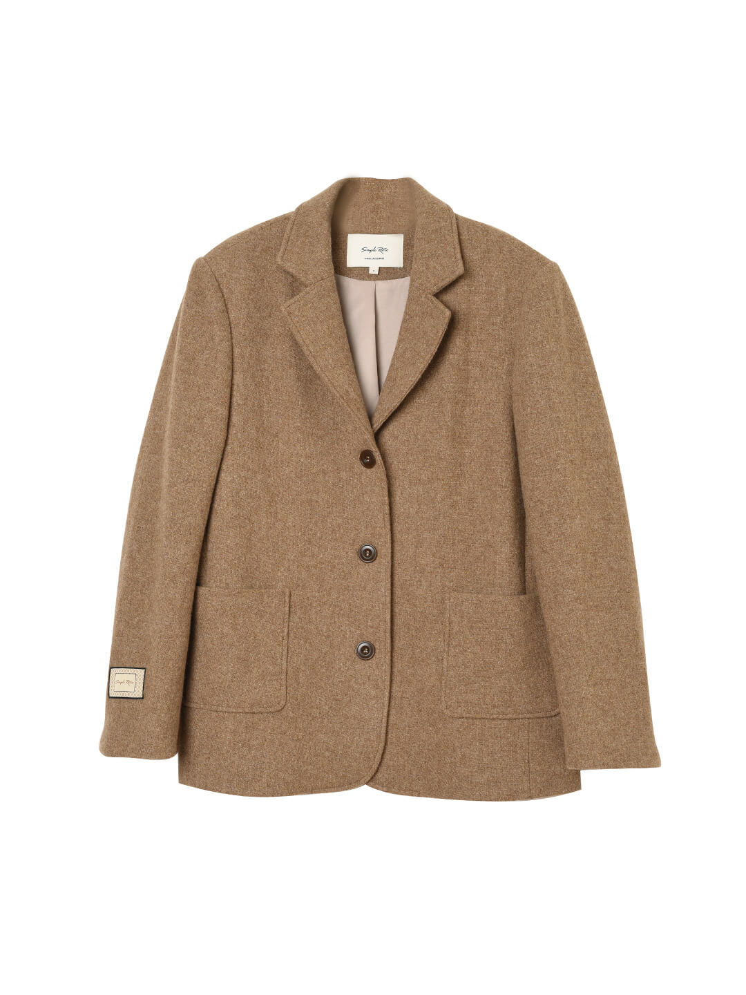 Hadley Camel 100% Wool Blazer