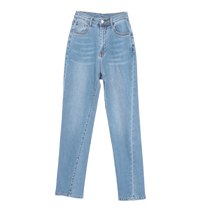 【Final Sale】Gemma High-Waisted Jeans - Light Blue