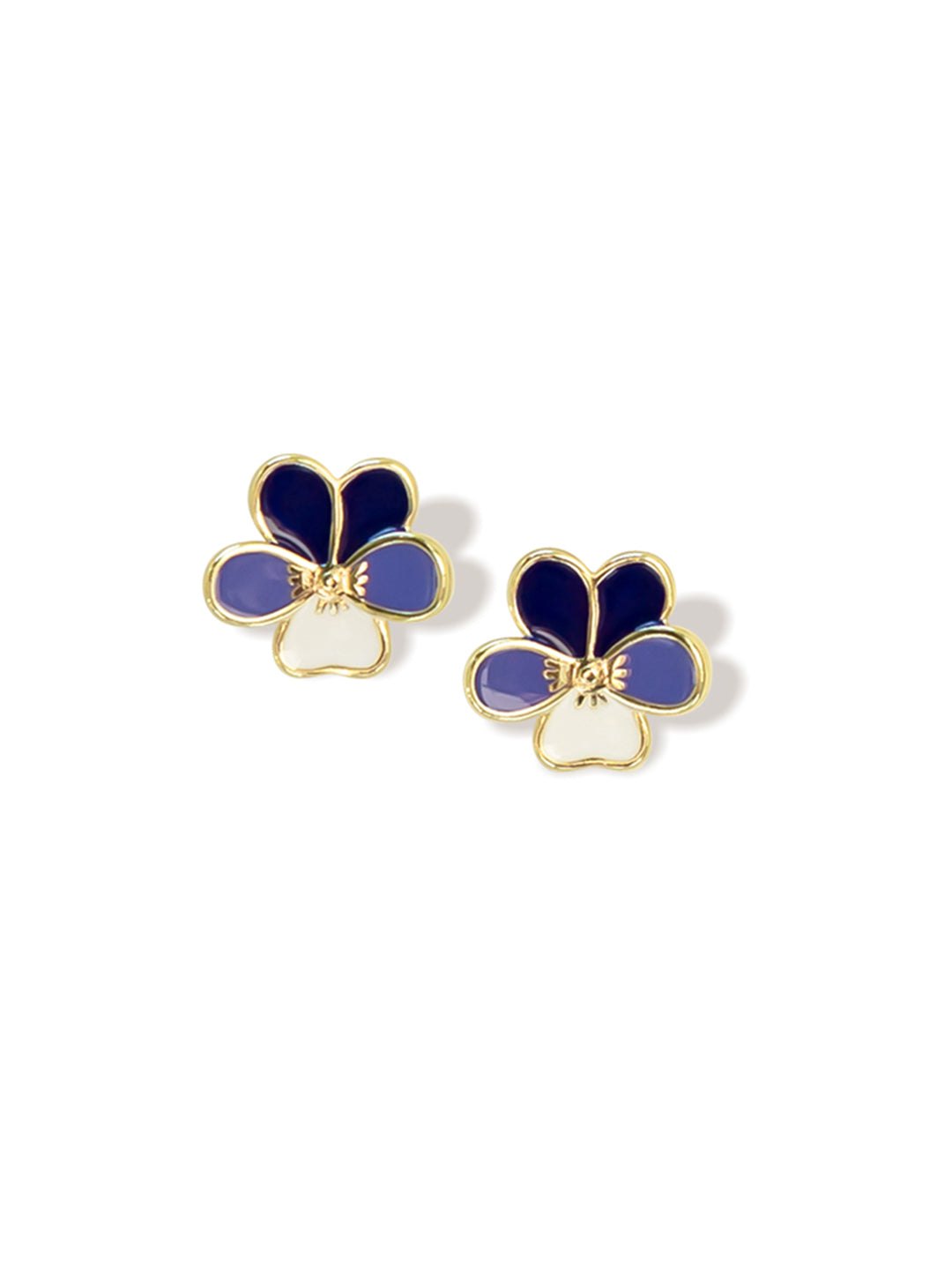 Chowxiaodou Pansy Earrings