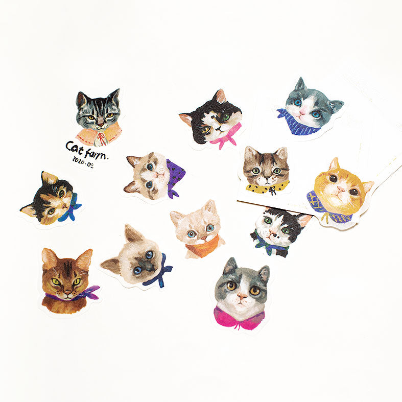 Chowxiaodou Cats Sticker