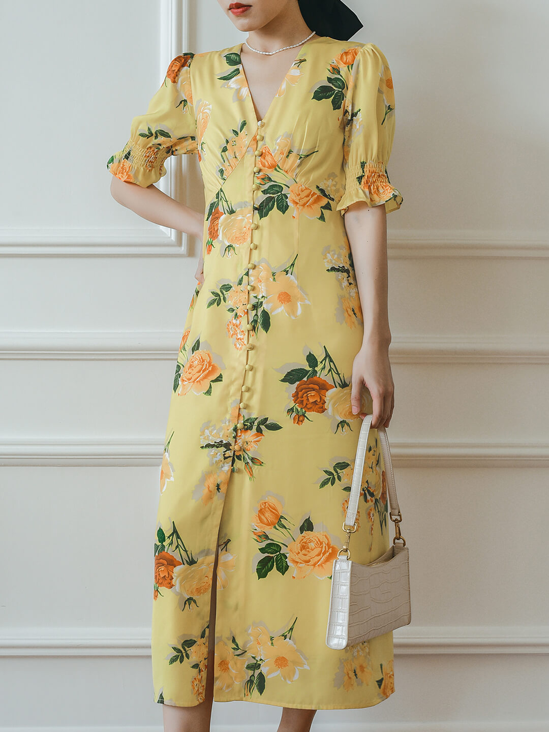Kora Floral Printed Maxi Dress