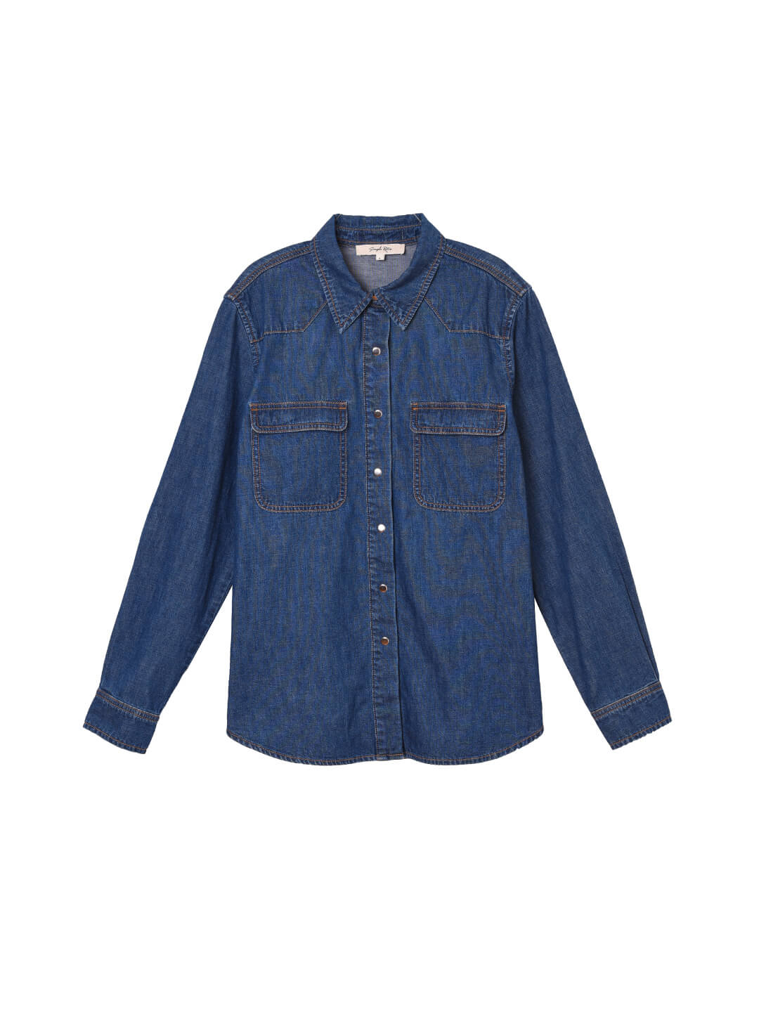 Layla Blue Denim Shirt/simpleretro