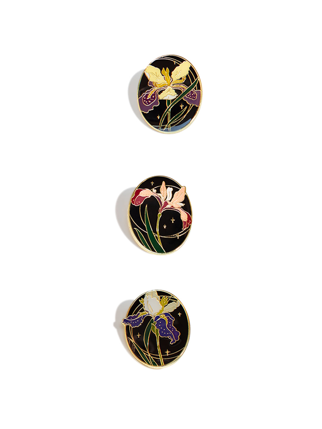 Chowxiaodou Iris Brooch